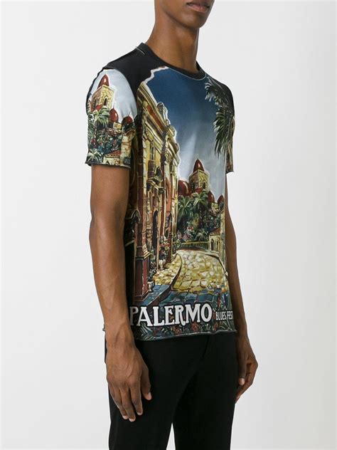 dolce gabbana palermo t shirt|dolce & gabbana shirt men's.